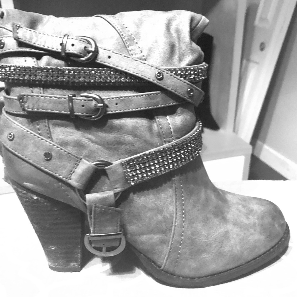 ✨Bling/Gray✨CLASSIC knee boots